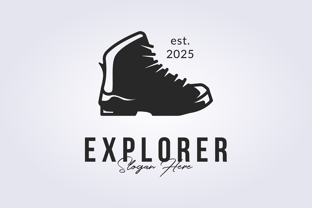 mountain explorer logo design, a Branding & Logo Template by Lodzrov