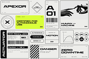 Apexor Futuristic Geometric Display, a Sans Serif Font by HipFonts (Thumbnail 8 of 17)