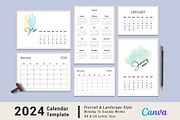 Calendar Template/Calendar 2024, a Stationery Template by Design Zone (Thumbnail 1 of 6)