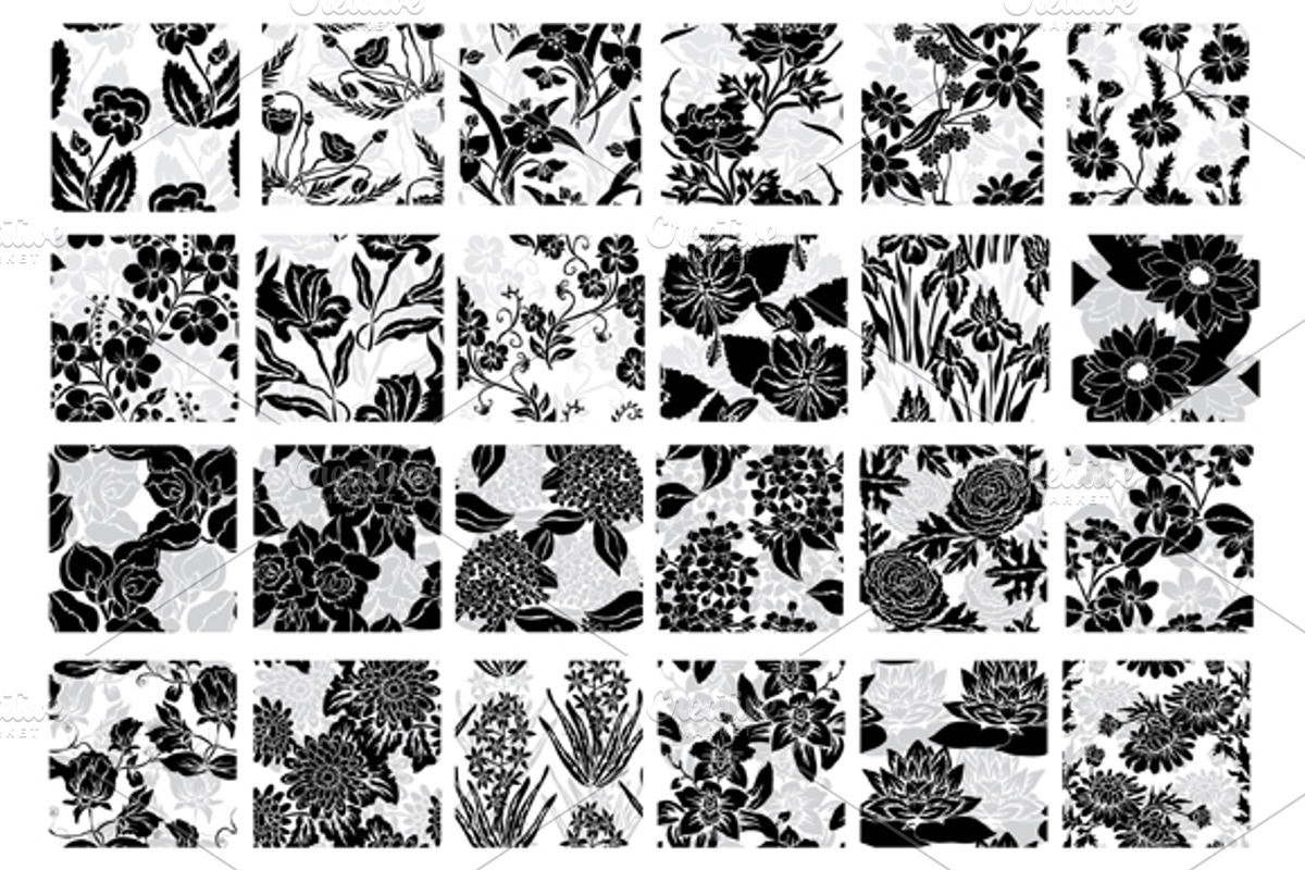 27 Flowers and Patterns Set preview 5