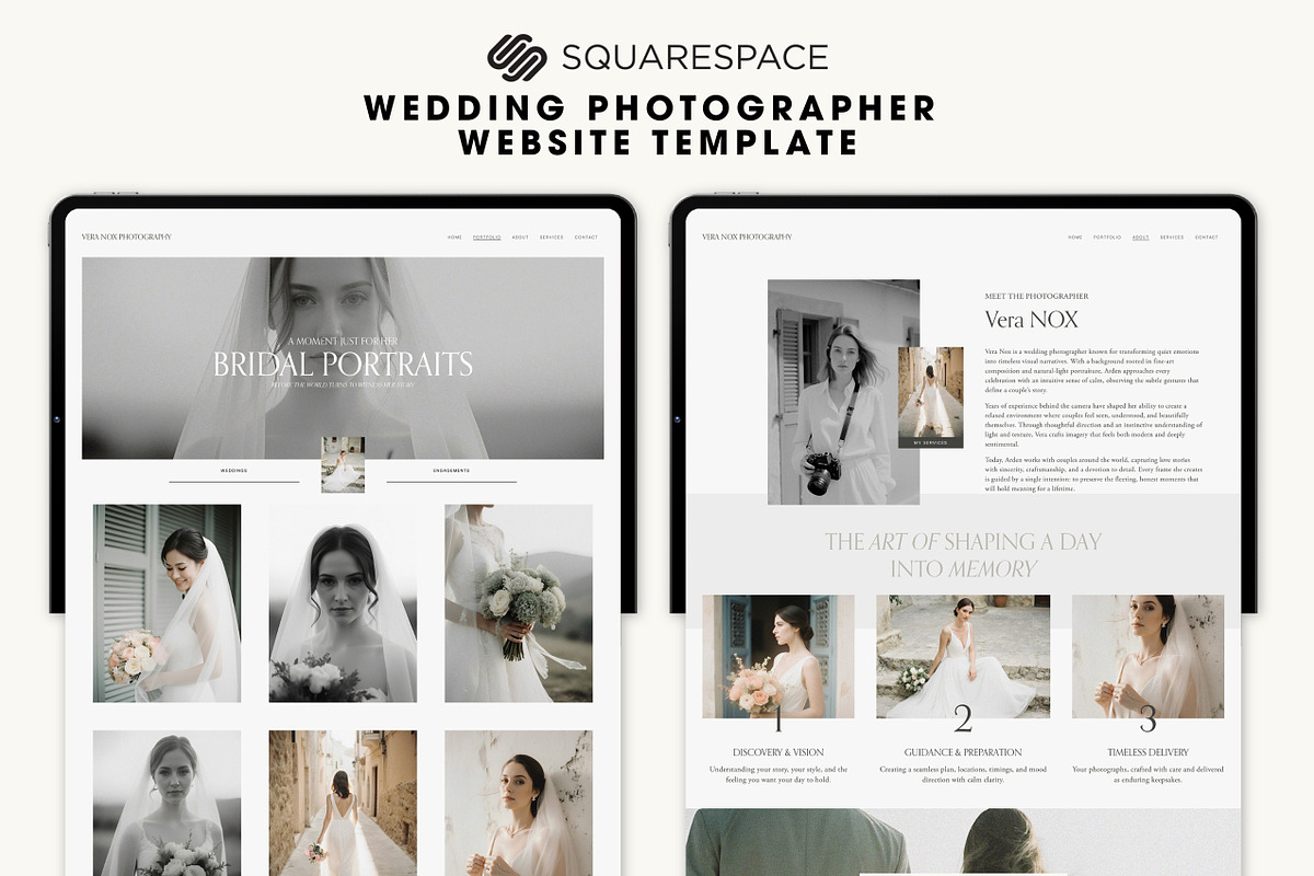 Squarespace Photographer Website, a Squarespace Template by Mockup Art Atelier (Photo 4 of 14)