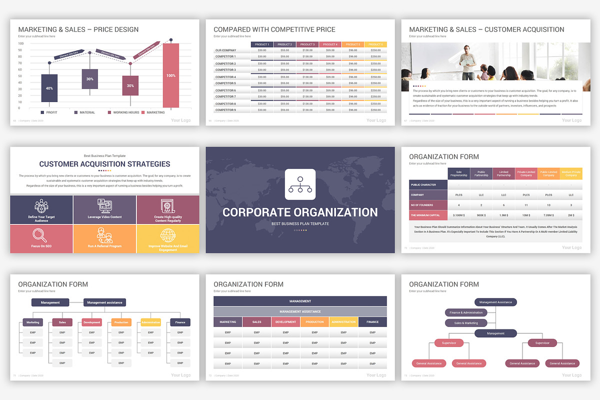 Comprehensive PowerPoint Bundle, a Presentation Template by SlideOne (Photo 41 of 81)