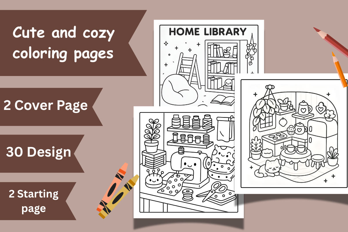 Kawaii Corners Coloring page –31 PNG, an Object Illustration by Smillyy Threads (Photo 2 of 9)