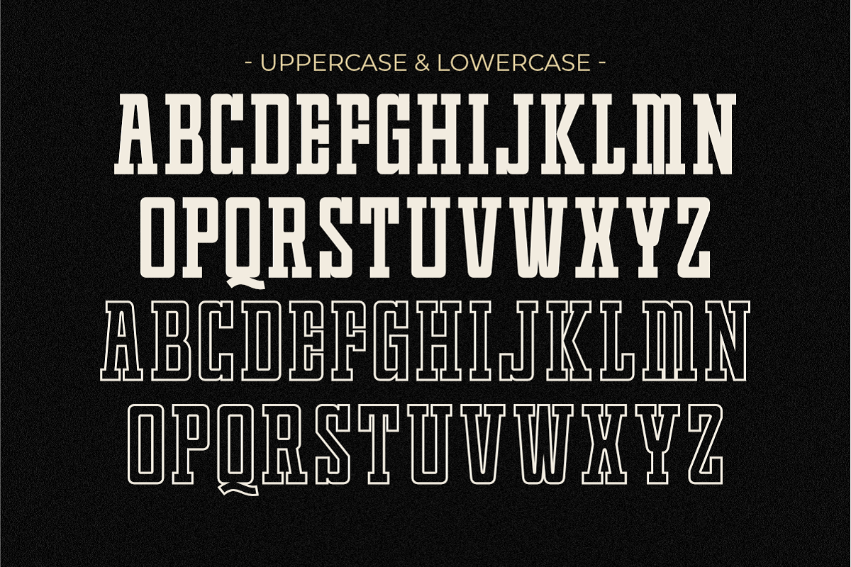 Varsity College - Vintage Slab Serif, a Slab Serif Font by Pian45 Studio (Photo 2 of 8)