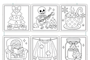 Cozy Girl Season Coloring Book, a Seasonal Illustration by Coco Bloom (Thumbnail 3 of 3)