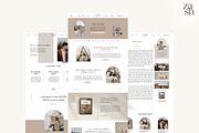 Cindy - Boho Showit Website Template, a Wix Template by Studio Zash (Thumbnail 6 of 10)