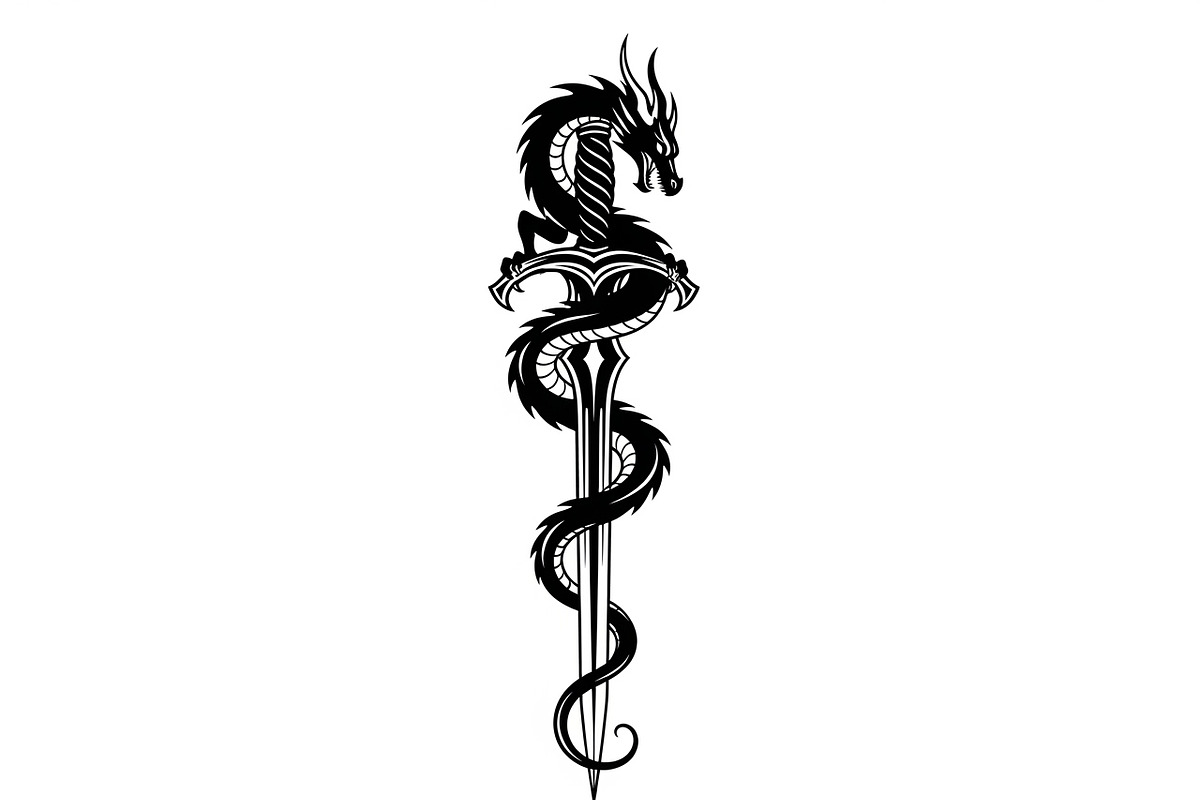 Dragon Sword Bundle, an Illustration by Designs_River (Photo 9 of 31)