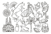 Spain Travel Clipart PNG SVG, an Object Graphic by ArtGiftsStudio (Thumbnail 3 of 5)