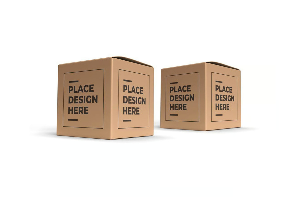 Square Box Packaging Mockup Template, a Packaging Mockup by DesignRushMarket (Photo 8 of 11)