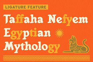 Anubis Mythical - Display Font