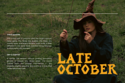 October Thing - Folk Display Serif, a Serif Font by foxsong (Thumbnail 3 of 6)