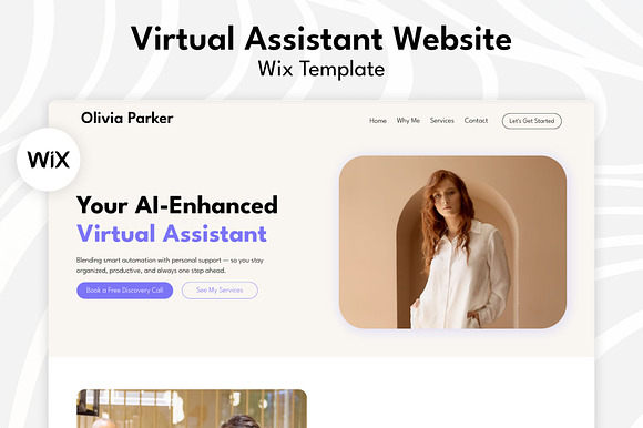 Virtual Assistant Wix Template preview 7