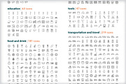 Full shop outline icon bundle, an Outline Icon by Picture Window (Thumbnail 9 of 10)