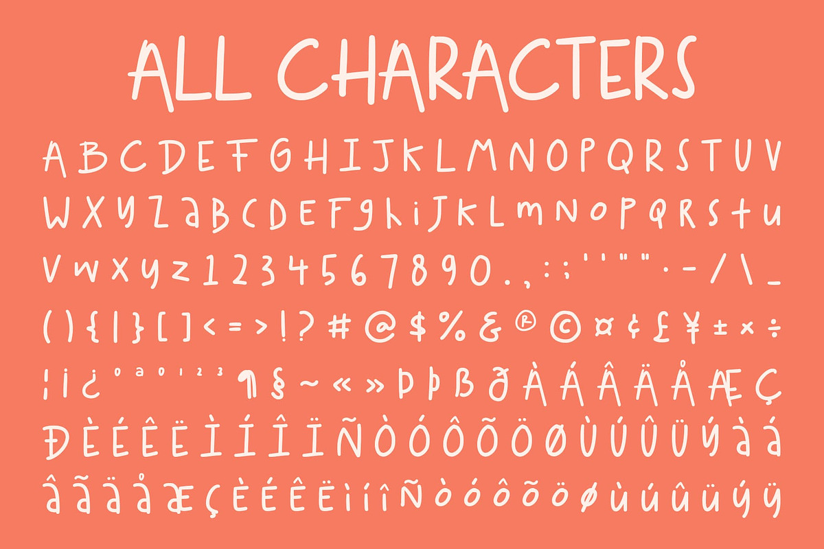 CS Barbara – Fun Handwritten Font, a Handwritten Font by Craft Supply Co. (Photo 8 of 8)