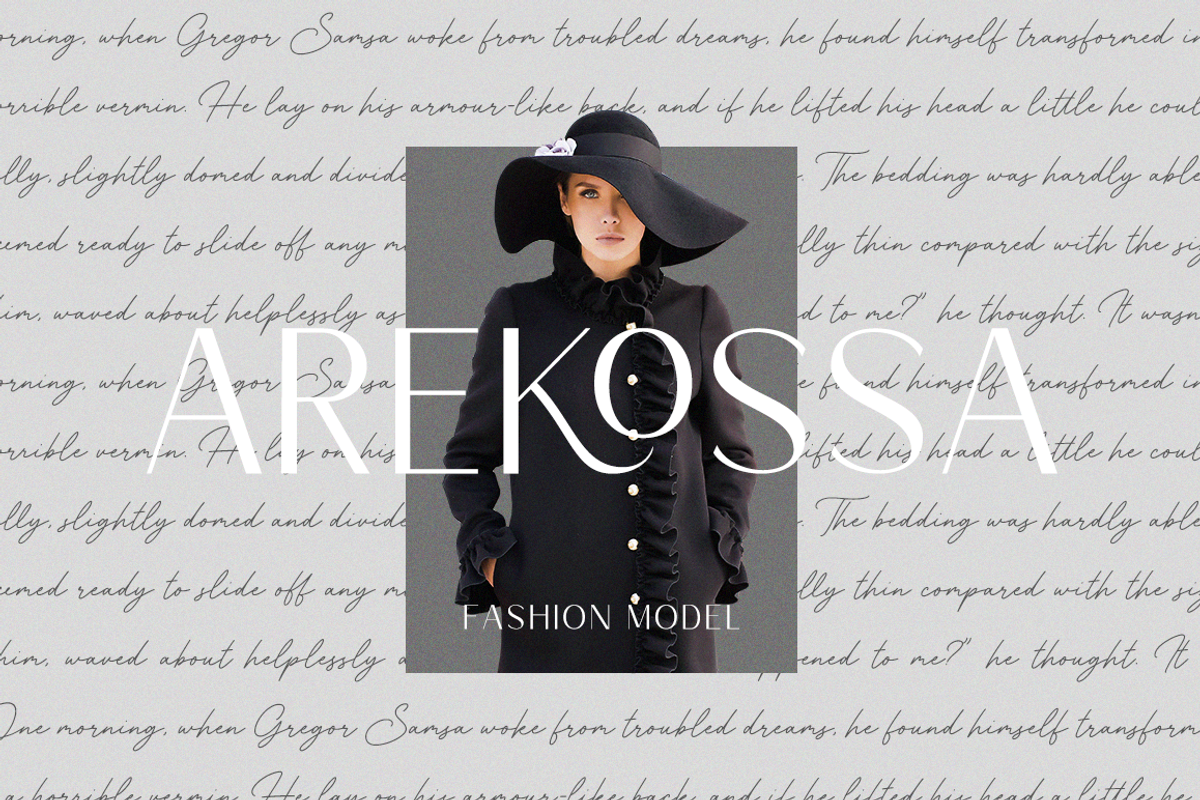 Veronica - Modern Stylish, a Sans Serif Font by RockboyStd (Photo 2 of 12)