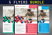 The Corporate Business Flyers Bundle, a Flyer Template by Graphic Templates (Thumbnail 1 of 6)