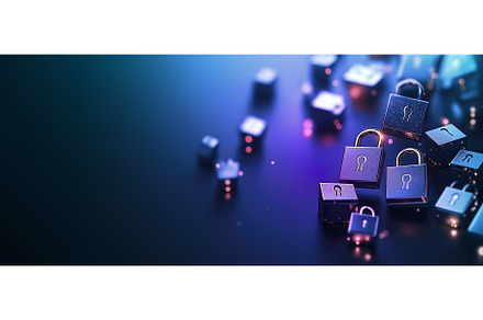 Cyber Security Concept Background, a Technology Photo by BazziBa♥