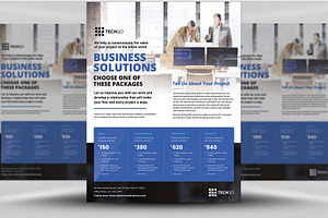 Pricing sheet flyer