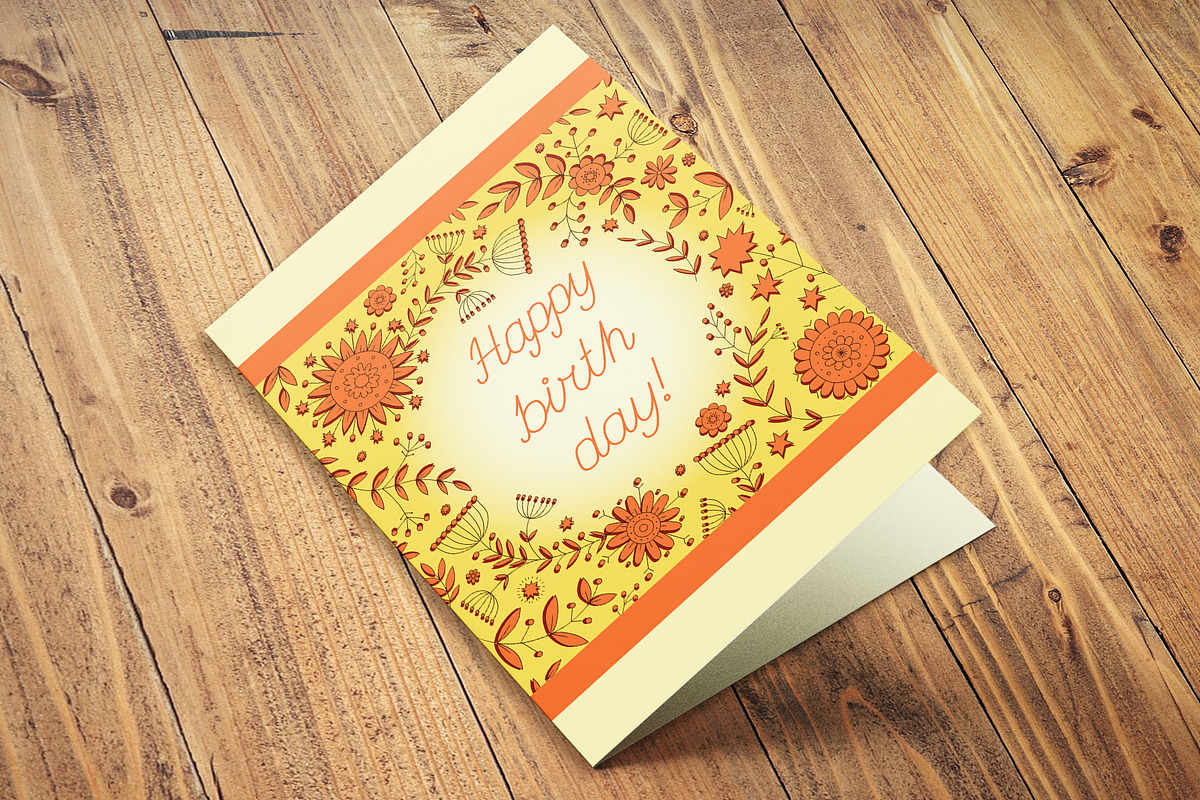 Birthday cards collection, a Card Template by Anastasia Koba (Photo 7 of 11)