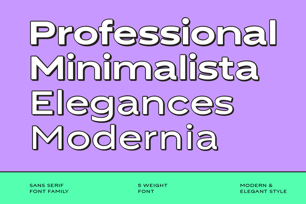 Cutta Sans Serif, a Sans Serif Font by Yukita Creative (Photo 6 of 9)