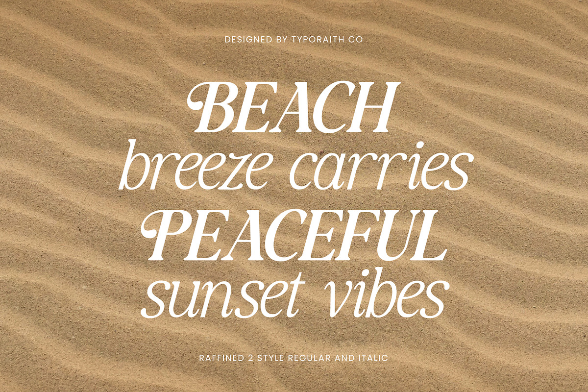 The Raffined Serif | Editorial Font, a Serif Font by Typoraith Co (Photo 9 of 12)
