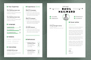 Simple Resume Layout, a Resume Template by ContestDesign (Thumbnail 2 of 3)