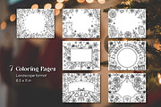 Christmas, New Year Frames & Borders, an Illustration by ChristinaDesigns (Thumbnail 3 of 7)