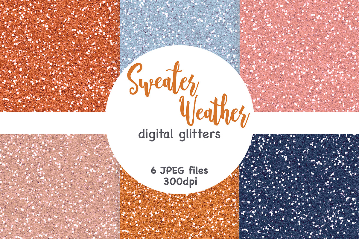 Sweater Weather Glitters, a Texture Graphic by GlamArtZhanna (Photo 1 of 3)