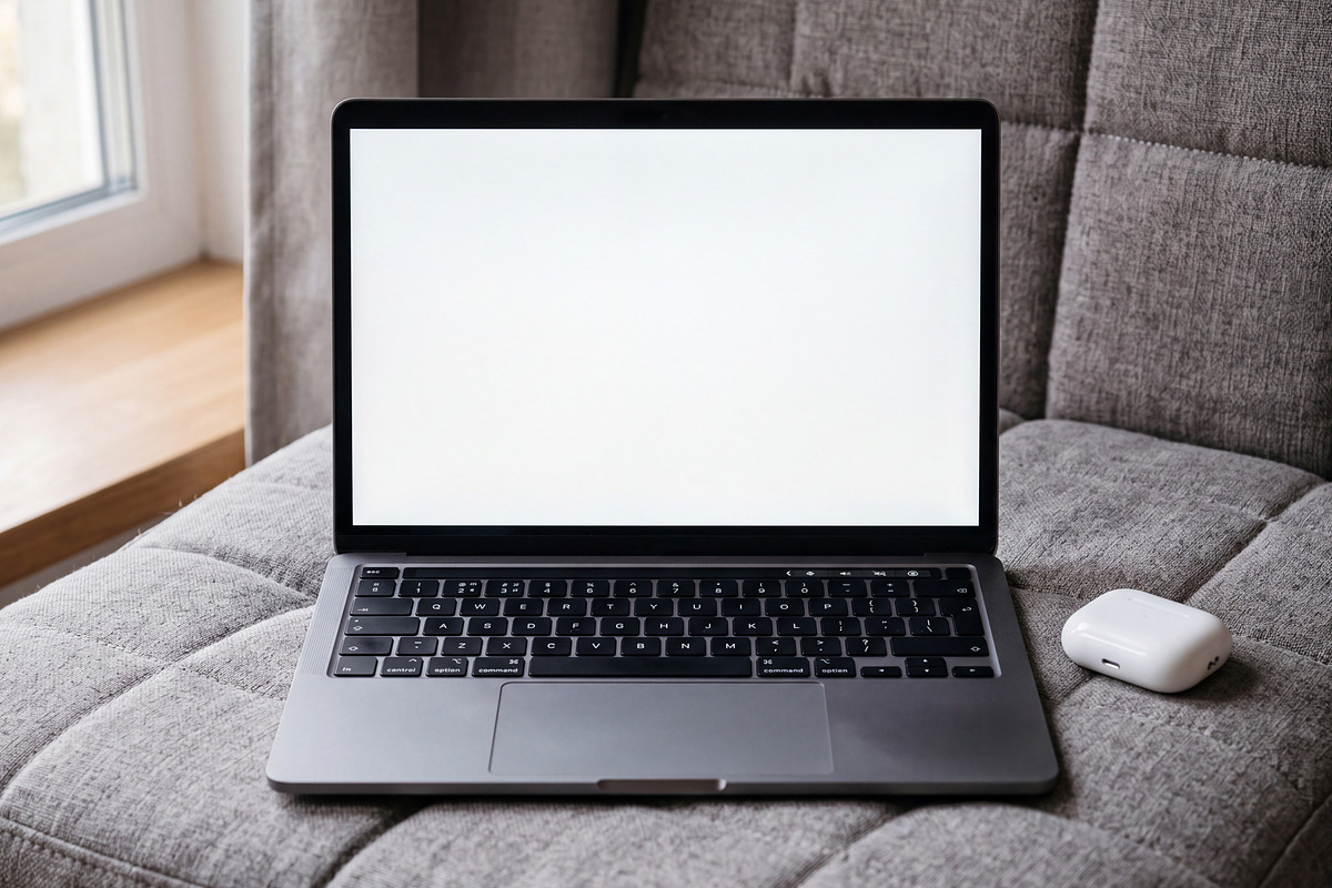 Elvora - Macbook Device Mockup, a Mac Mockup by Heinzel Std Mockup (Photo 3 of 5)