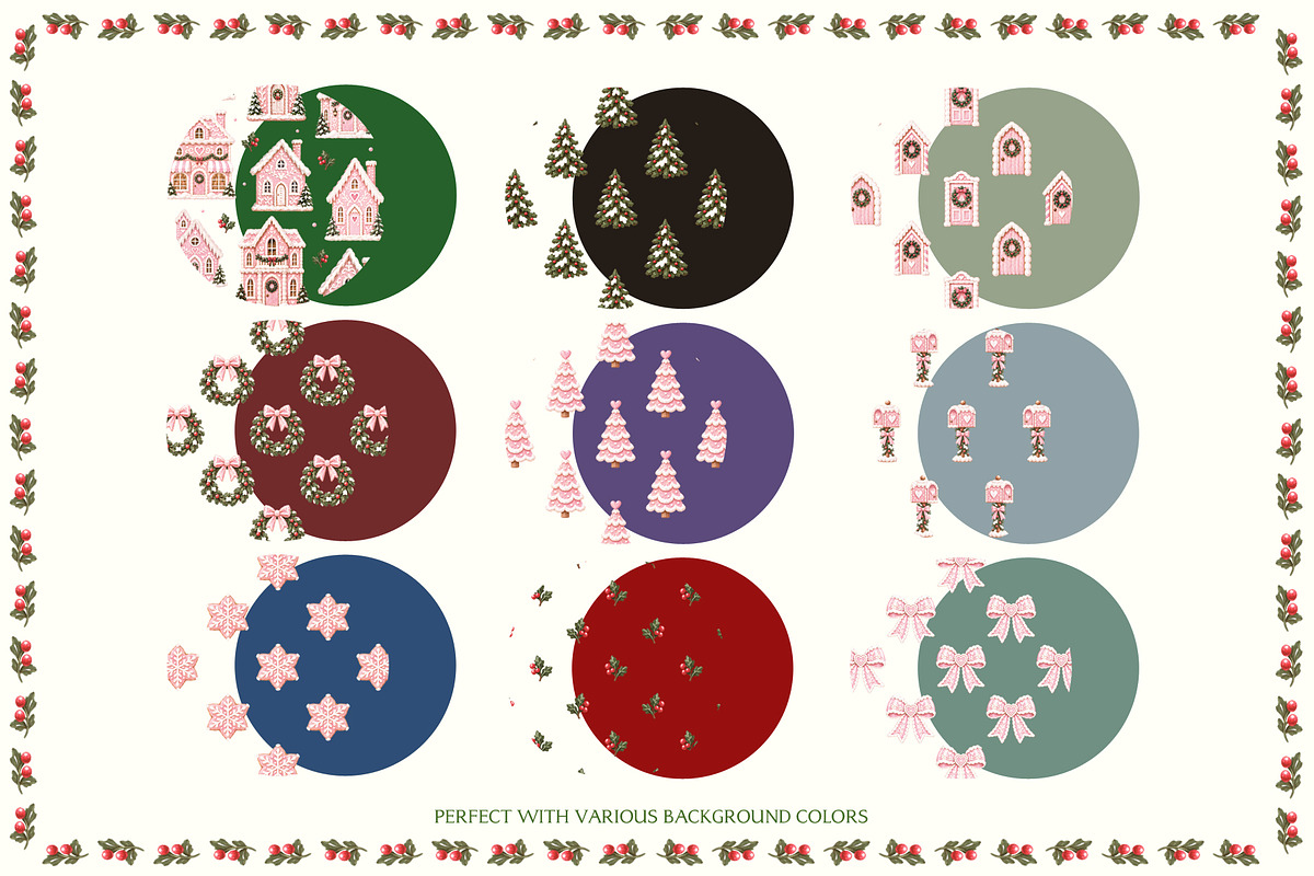 Pink Gingerbread Seamless Patterns, a Pattern Graphic by Euonia Meraki (Photo 7 of 11)