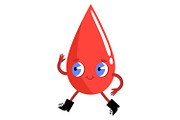 Blood Drop Characters Clipart Medic, a Healthcare Illustration by the_myro (Thumbnail 12 of 14)