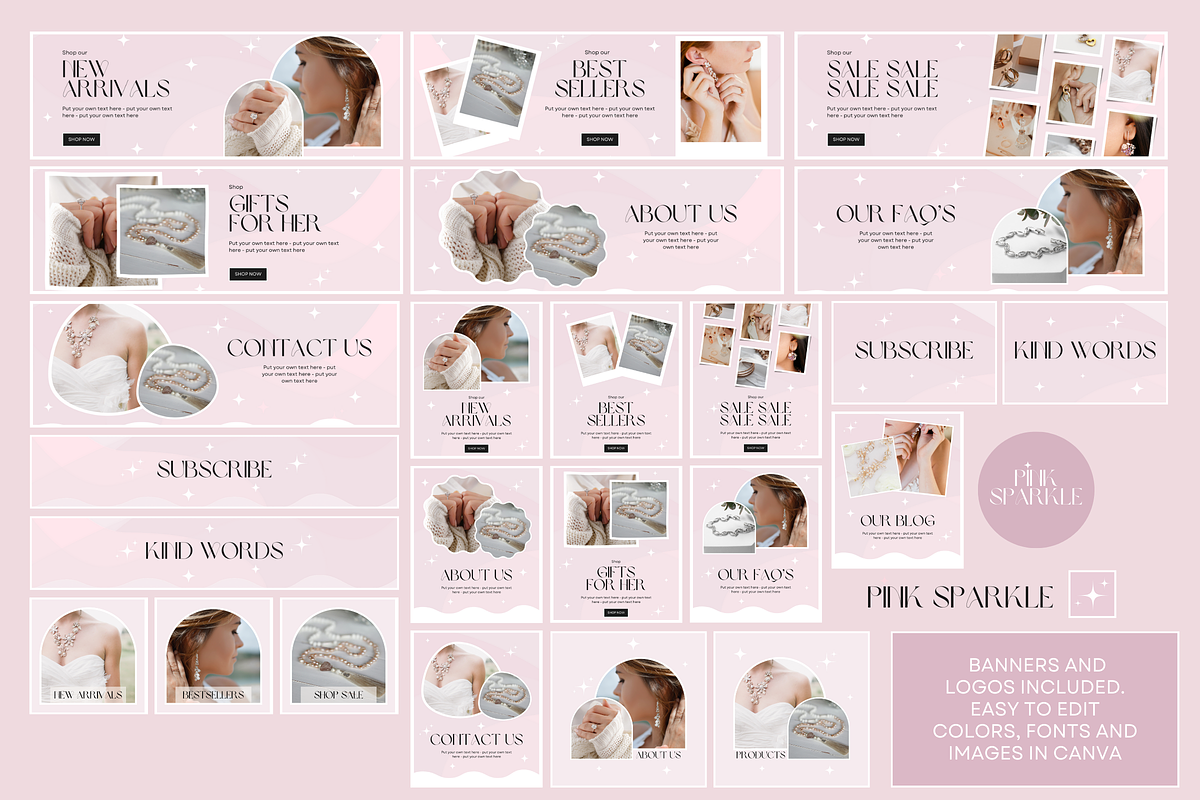Pink Sparkle Shopify Theme, a Shopify Template by SunshineStudioBoutique (Photo 5 of 10)