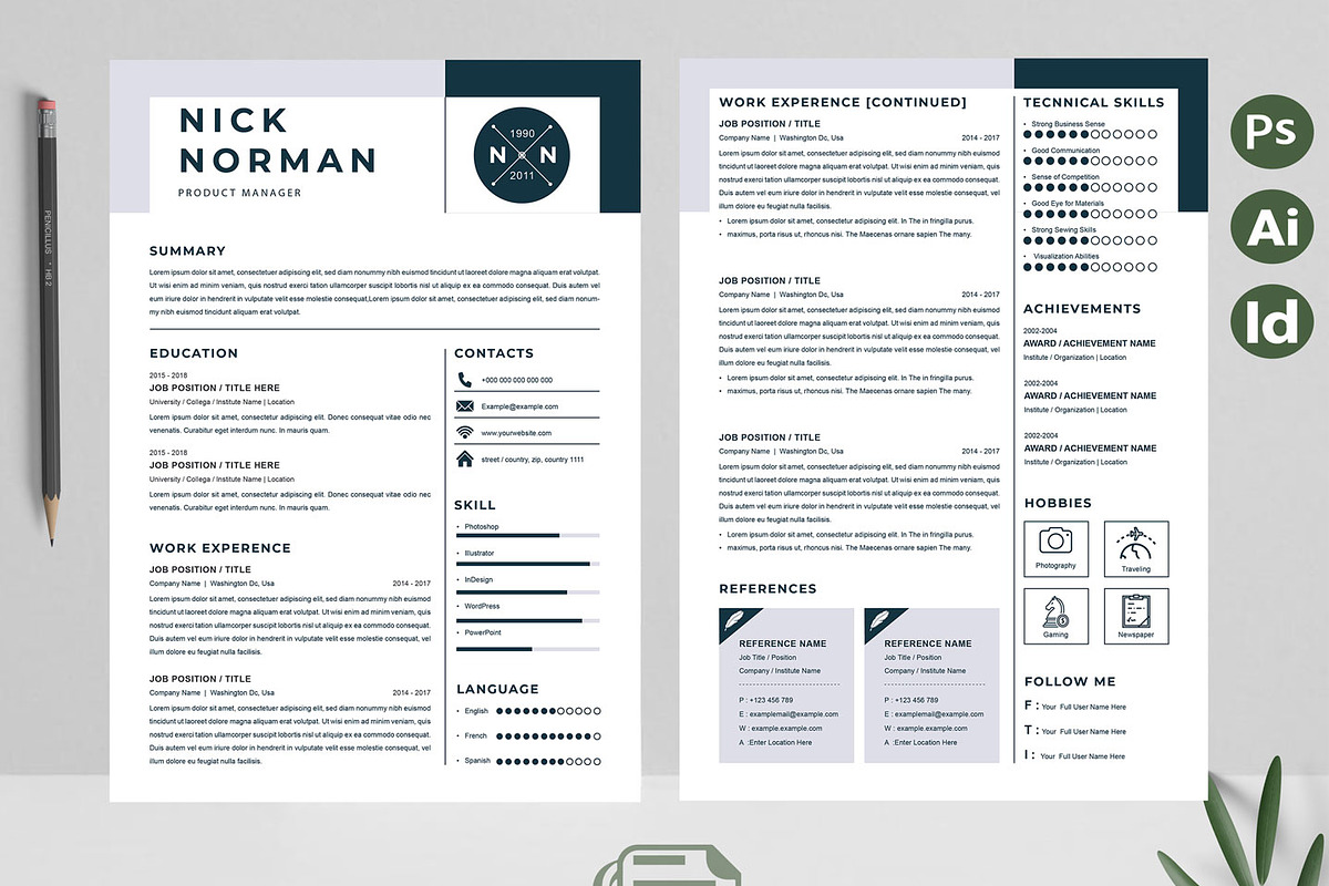 Best Resume Template, a Resume Template by Attractive Resume (Photo 2 of 3)