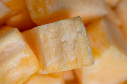 delicious soft and ripe food melon on the table, a Photo by MyPhotos