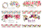Watercolor Floral Bundle 90 in1, an Animal Illustration by whiteheartdesign (Thumbnail 50 of 50)
