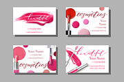 Templates  Makeup business card., a Business Card Template by Gulnara Khadeeva (Thumbnail 10 of 10)