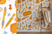 Back to School clipart patterns, an Education Illustration by Carpet Tapete Pretzel (Thumbnail 10 of 18)