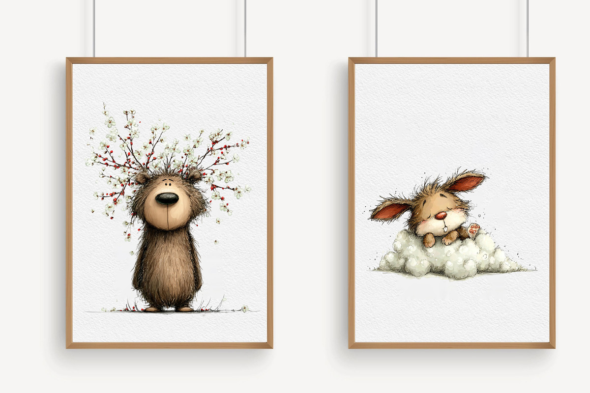 Cute Spring Clipart Bundle, an Illustration by Libby Wishes (Photo 3 of 7)