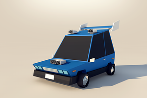 Low Poly Cars Asset Pack 1