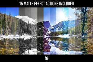 Matte Photoshop Actions