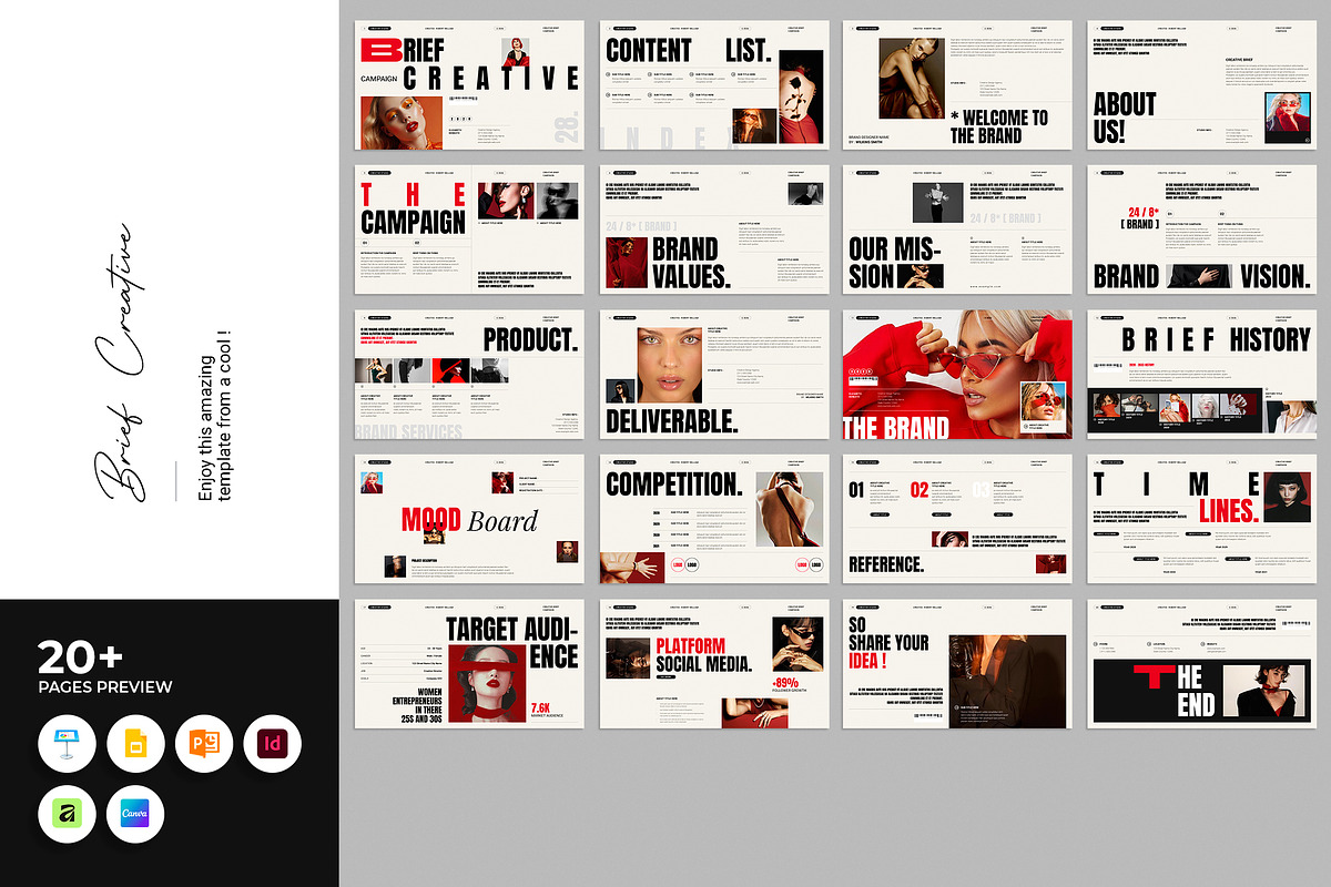 Creative Brief Campaign Presentation, a Presentation Template by UnifyArts (Photo 4 of 7)