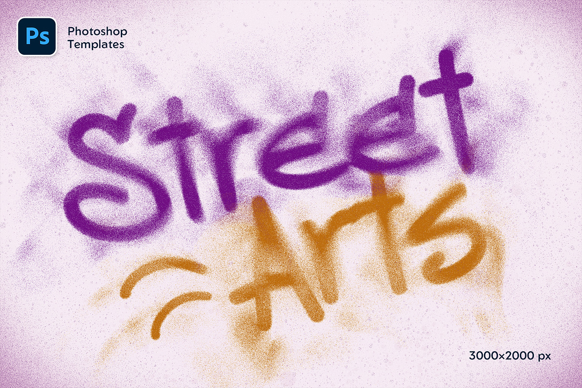 Spray Text Effects – 6 PSD, a Layer Style Add-On by Andrew Skoch Design (Photo 6 of 8)
