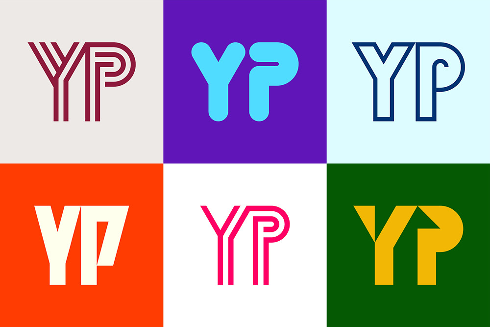 Set of letter YP logos, an Object Graphic by NataliiaVolyk