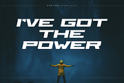 GYM Headline Font, a Sans Serif Font by artyway (Thumbnail 2 of 5)