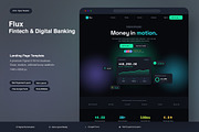 Fintech & Digital Banking Website, an UI Kit Template by Pitchlook.Studio (Thumbnail 1 of 3)