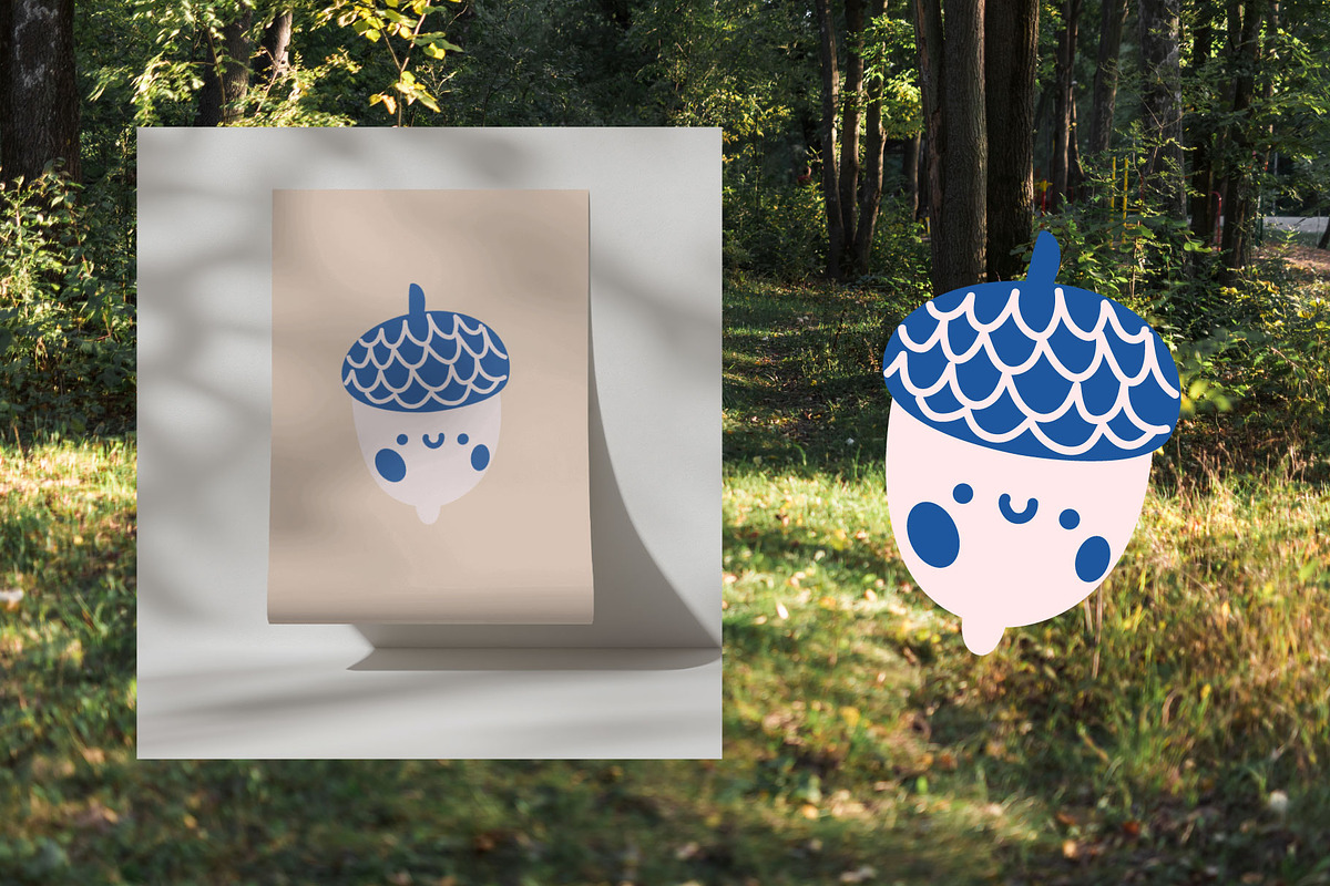 Autumn forest vector bundle, an Animal Illustration by Luamor (Photo 11 of 13)