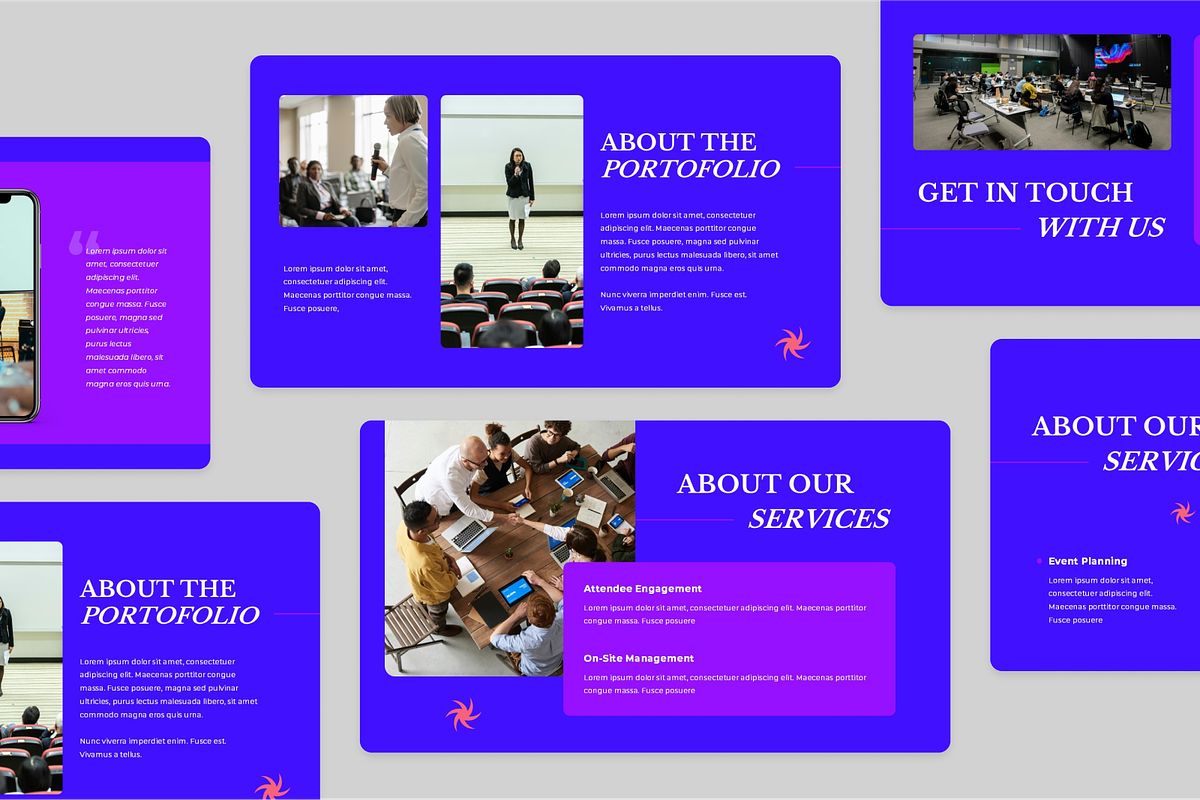 Conference Event Google Slides, a Presentation Template by Annora Studio (Photo 4 of 5)