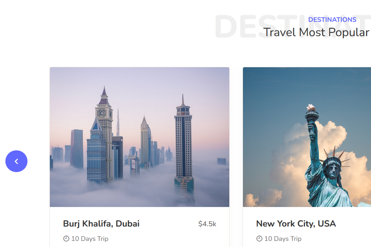 Nour - Tour & Travel Agency Template, a Landing Page Template by Themesvila (Photo 3 of 3)