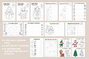 Christmas village coloring games, an Education Illustration by Lexi Claus (Thumbnail 9 of 15)