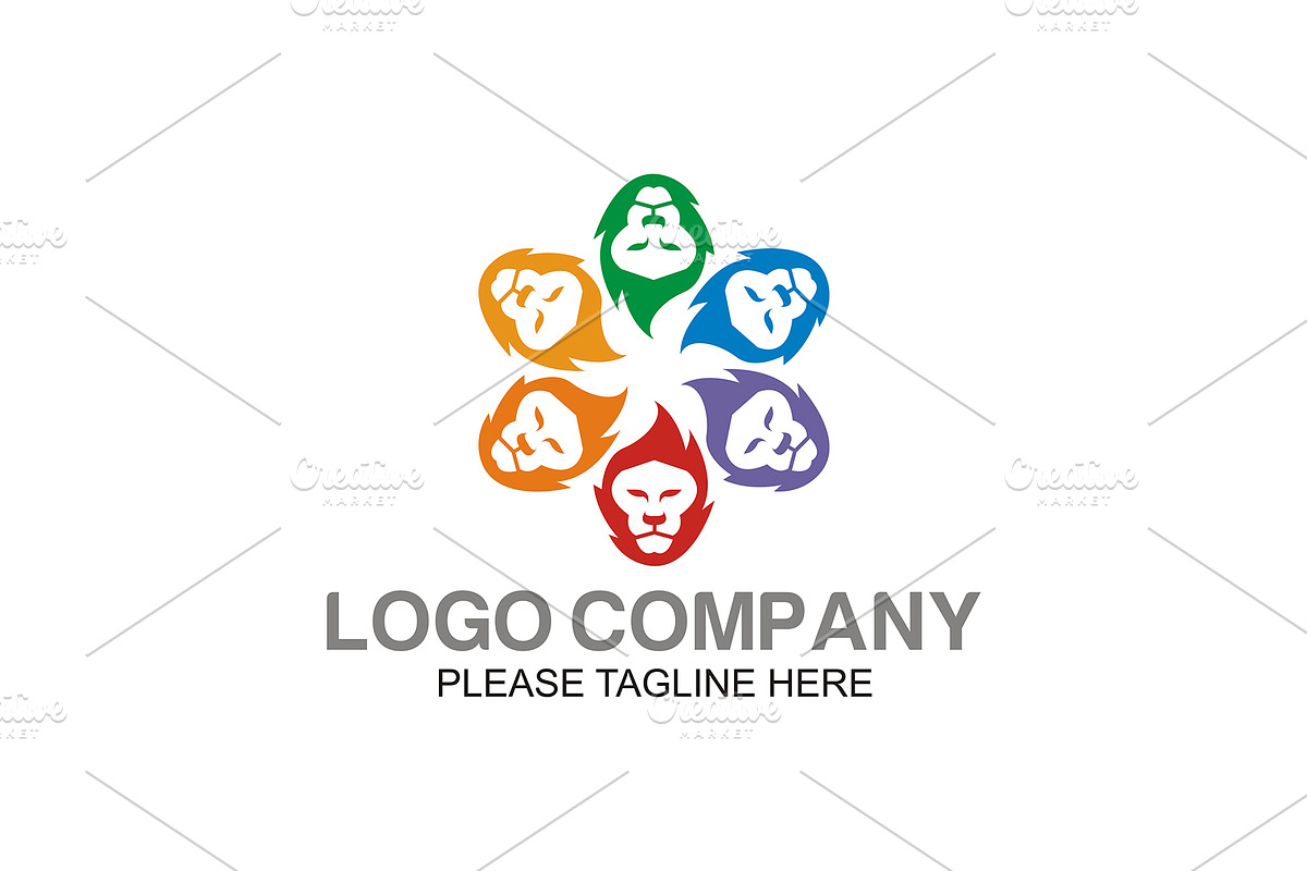 20 Logo Lion Templates Bundle, a Branding & Logo Template by Friendesigns (Photo 16 of 21)